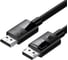Кабель Ugreen DP114 (80392) DP 1.4 Male to Male Plastic Case Braided Cable. Длина 2 м. Цвет черный 80392_ 1
