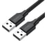 Кабель Ugreen US102 (30136) USB 2.0 A Male to A Male Cable. Длина 3 м. Цвет черный 30136_ 1