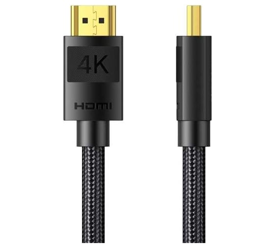 Кабель Ugreen HD119 (30999) 4K HDMI Cable Male to Male Braided. Длина 1 м. Цвет черный 30999_