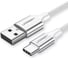 Кабель Ugreen US288 USB-A 2.0 to USB-C Cable Nickel Plating Aluminum Braid. Длина 3м. Цвет серебристый 60409 3