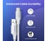 Кабель Ugreen US288 USB-A 2.0 to USB-C Cable Nickel Plating Aluminum Braid. Длина 3м. Цвет серебристый 60409 8