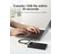 Кабель Ugreen угловой US255 USB-C 2.0 Male to Angled 90 USB-C 2.0 Male 3A Data Cable. Длина 3м. Цвет серо-черный 80714 2