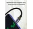 Кабель Ugreen угловой US255 USB-C 2.0 Male to Angled 90 USB-C 2.0 Male 3A Data Cable. Длина 3м. Цвет серо-черный 80714 4