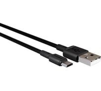Дата-кабель More Choice USB 2.0A для micro USB K19m TPE 1м Black