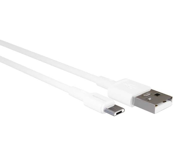 Дата-кабель More Choice USB 2.0A для micro USB K19m TPE 1м White
