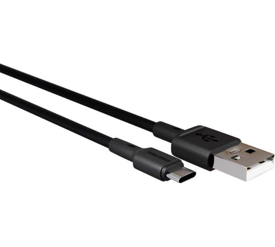 Дата-кабель More Choice USB 2.0A для Type-C K19a TPE 1м Black