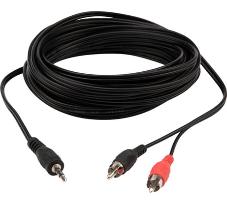 Шнур REXANT Стерео 3,5 мм - 2RCA, 7 м 17-4206