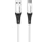 Дата-кабель More Choice USB 3.0A для Type-C K35a силикон 1м White K35a 1м White 1