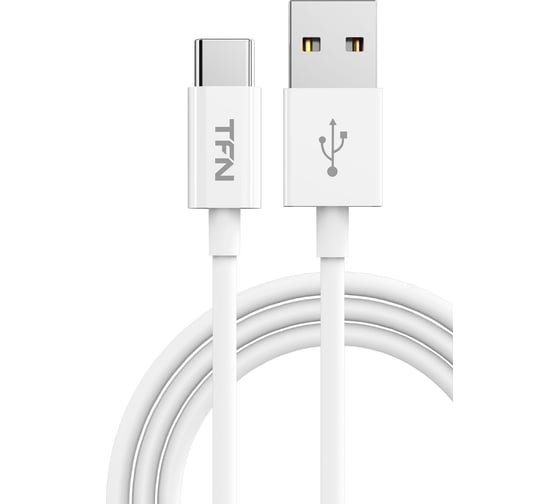 Дата-кабель TFN USB-TypeC 2м TPE white -CUSBCUSB2MTPWH 1