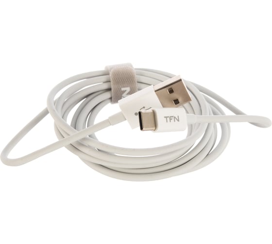 Дата-кабель TFN USB-TypeC 2м TPE white -CUSBCUSB2MTPWH
