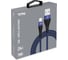 Дата-кабель TFN USB-8pin нейлон 1м blue-black -CFZLIGUSB1MBL 2