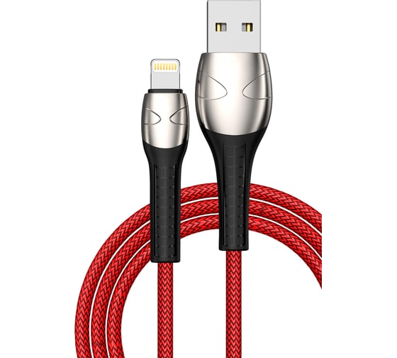 Дата-кабель TFN USB-8pin spider 1м red-black -CSPDLIGUSB1MRD 1