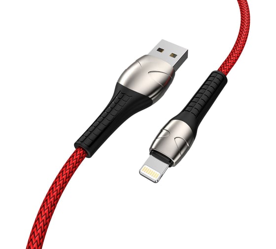 Дата-кабель TFN USB-8pin spider 1м red-black -CSPDLIGUSB1MRD