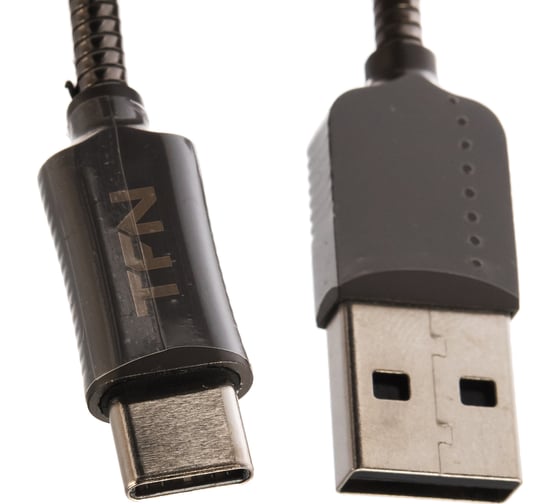 Дата-кабель TFN USB-8pin 1м сталь -CFZLIGUSB1MST