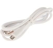 Дата-кабель TFN USB-microUSB 1м white -CMICUSB1MWH