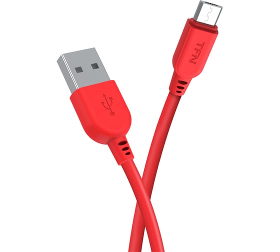 Дата-кабель TFN USB-microUSB 1м PVC red -CMIC1MPVCRD 1