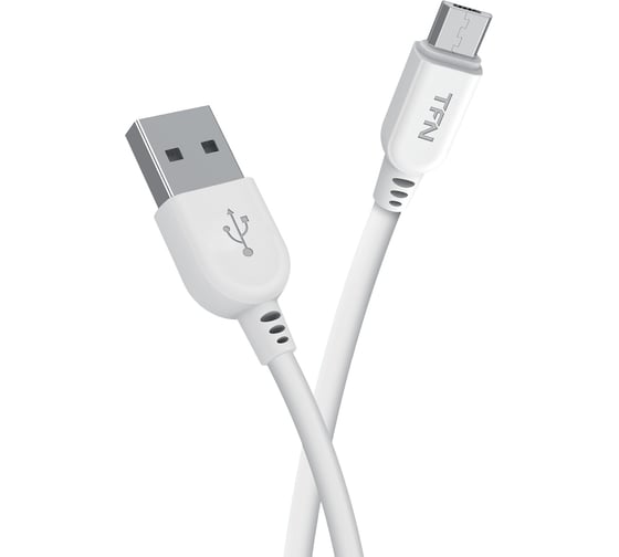Дата-кабель TFN USB-microUSB 1м PVC white -CMIC1MPVCWH 1