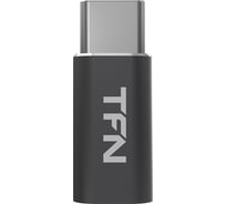 Адаптер-переходник TFN microUSB-TypeC grey -AD-MICUSBC