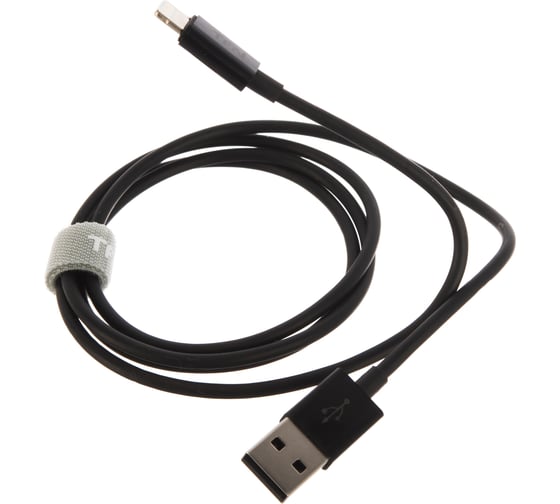 Дата-кабель TFN USB-8pin 1м TPE black -CLIGUSB1MTPBK