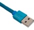 Дата-кабель More Choice USB 2.1A для micro плоский USB нейлон 1м K20m Blue 6