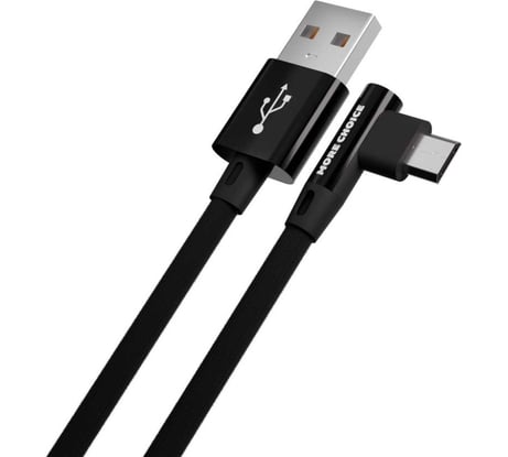 Дата-кабель More Choice USB 2.1A для micro USB нейлон 1м K27m Black