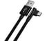 Дата-кабель More Choice USB 2.1A для micro USB нейлон 1м K27m Black 1