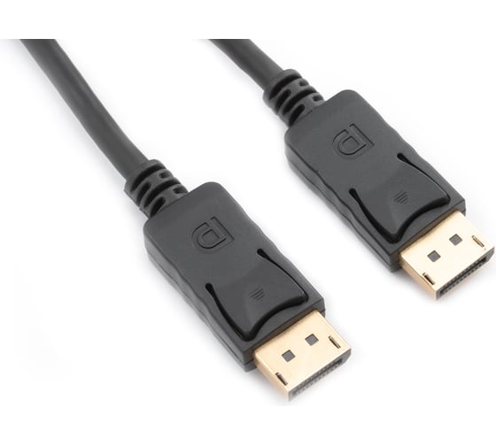 Кабель А1 Display port 1.8 м., ver. 1.2, 4K/60 Hz, разъемы DPm- DPm. A1-C-DP12-1.8M