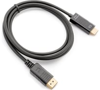 Кабель А1 Display port-HDMI 1.8 м., 4K/30 Hz, разъемы DPm-HDMI Am. A1-C-DP-HDMI-1.8M