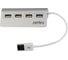 USB-концентратор Perfeo USB-HUB 4 Port, серебряный 30012982 1