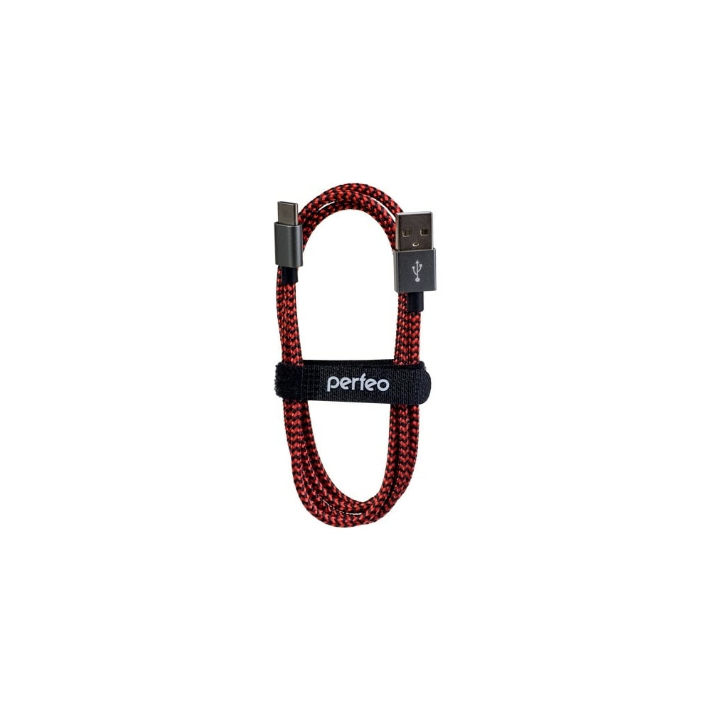 Кабель USB2.0 A вилка-USB Type-C вилка PERFEO, 1 м 30010758 - выгодная ...