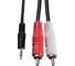Кабель Jack 3.5 мм вилка-2xRCA вилка PERFEO, 10 м 30010726 1