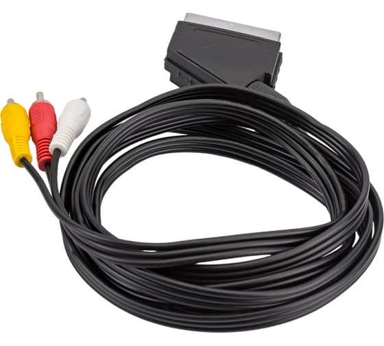 Кабель PERFEO SCART вилка - 3 RCA вилка, 2 м. 30003908