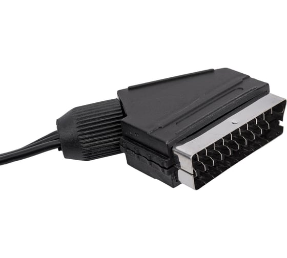 Кабель PERFEO SCART вилка - 3 RCA вилка, 2 м. 30003908