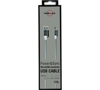 Кабель Mobylos MicroUSB 50016белый