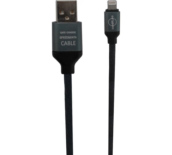 Кабель Mobylos for iPhone 50017черный