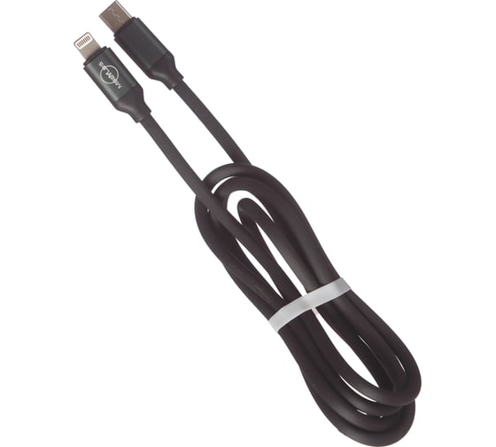 Кабель Mobylos Type-C – Lightning 50048/черный