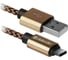 USB кабель DEFENDER USB09-03T PRO USB2.0 Золотой, AM-Type-C, 1m, 2.1A 87812 1