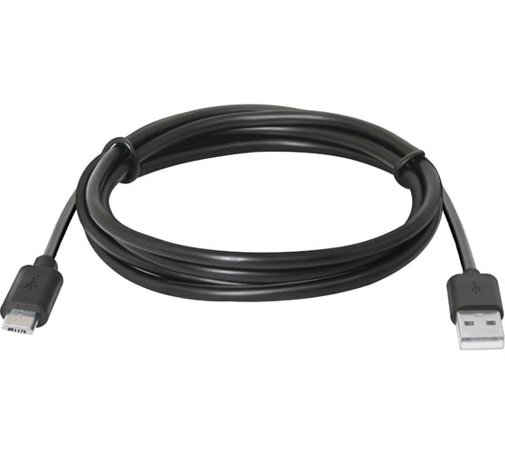 USB кабель DEFENDER USB08-03BH USB2.0 черный, AM-MicroBM, 1м 87476