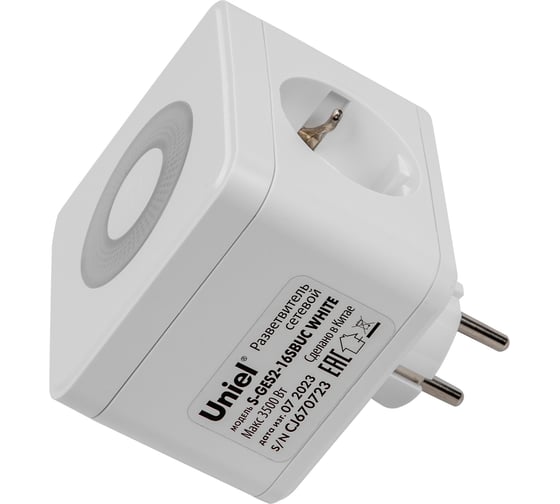 Удлинитель Uniel S-GES2-16SBUC WHITE UL-00011245