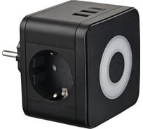 Удлинитель Uniel S-GES2-16SBUC BLACK UL-00011246