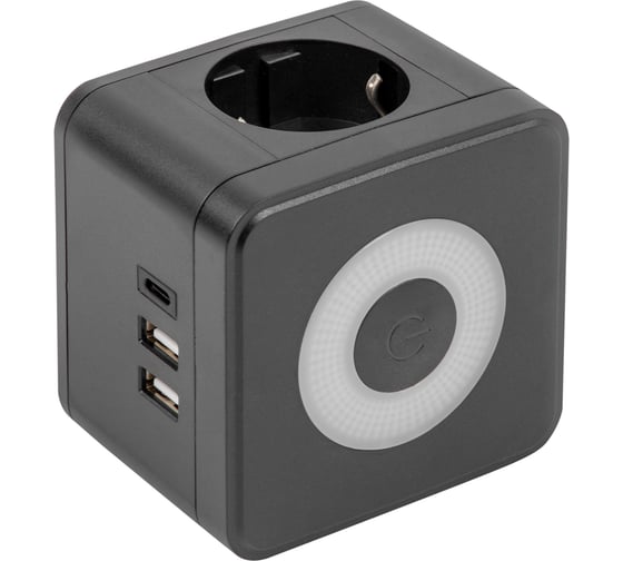 Удлинитель Uniel S-GES2-16SBUC BLACK UL-00011246