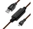 Дата кабель USB 2.0 micro B GCR 5 pin 10.0м VIVUAI2MCB11-BD2S-10.0m 1