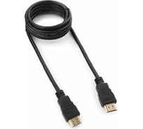Кабель HDMI Гарнизон 1.8м, v2.0, M/M, позол. разъемы, экран, черный, пакет GCC-HDMI-1.8M