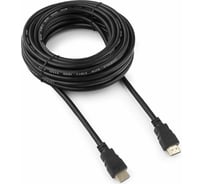 Кабель HDMI Гарнизон 19M/19M, v1.4, позол. разъемы, экран, 7.5 м, черный, пакет GCC-HDMI-7.5M