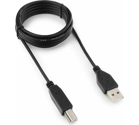 Кабель Гарнизон USB 2.0 A(M)/B(M) 1.8м, пакет GCC-USB2-AMBM-1.8M