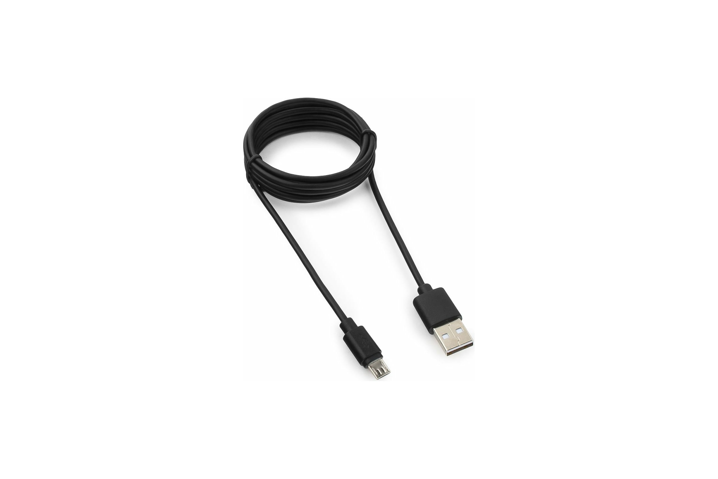 КабельГарнизонUSB2.0A(M)-micro-B(M)5P,1.8м,черный,пакетProGCC-mUSB2-AMBM-1.8M