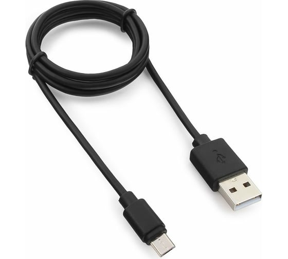 Кабель Гарнизон USB 2.0 A(M) - micro-B(M) 5P, 1м, черный, пакет Pro GCC-mUSB2-AMBM-1M 1