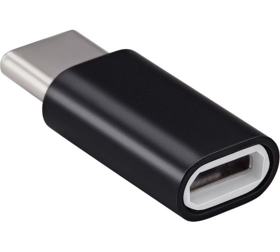 Переходник BHP RET TPC-MCR micro USB (f)-USB Type-C (m) черный BURO 488063