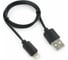 Кабель Гарнизон USB A(M) - Lightning, 0.5м, черный GCC-USB2-AP2-0.5M 1