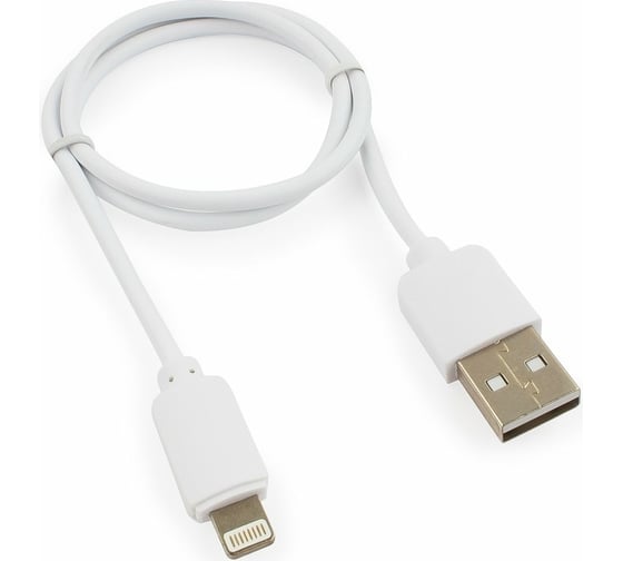Кабель Гарнизон USB A(M) - Lightning, 0.5м, белый GCC-USB2-AP2-0.5M-W 1